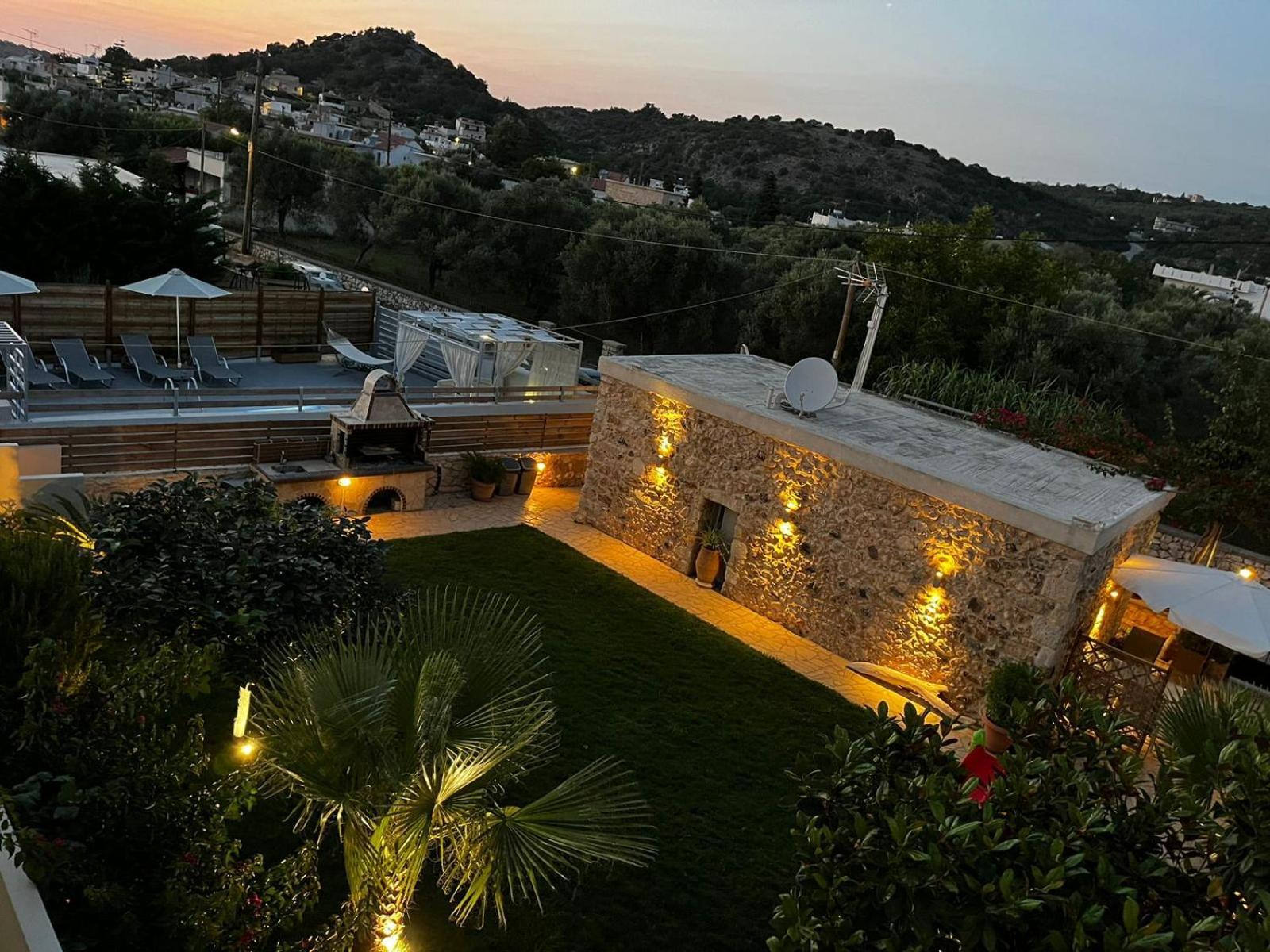 Vila Bio Garden Stonehouse Gonia Exteriér fotografie